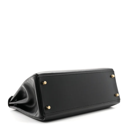 Hermes Box Kelly Retourne 32 Black 4 of 11