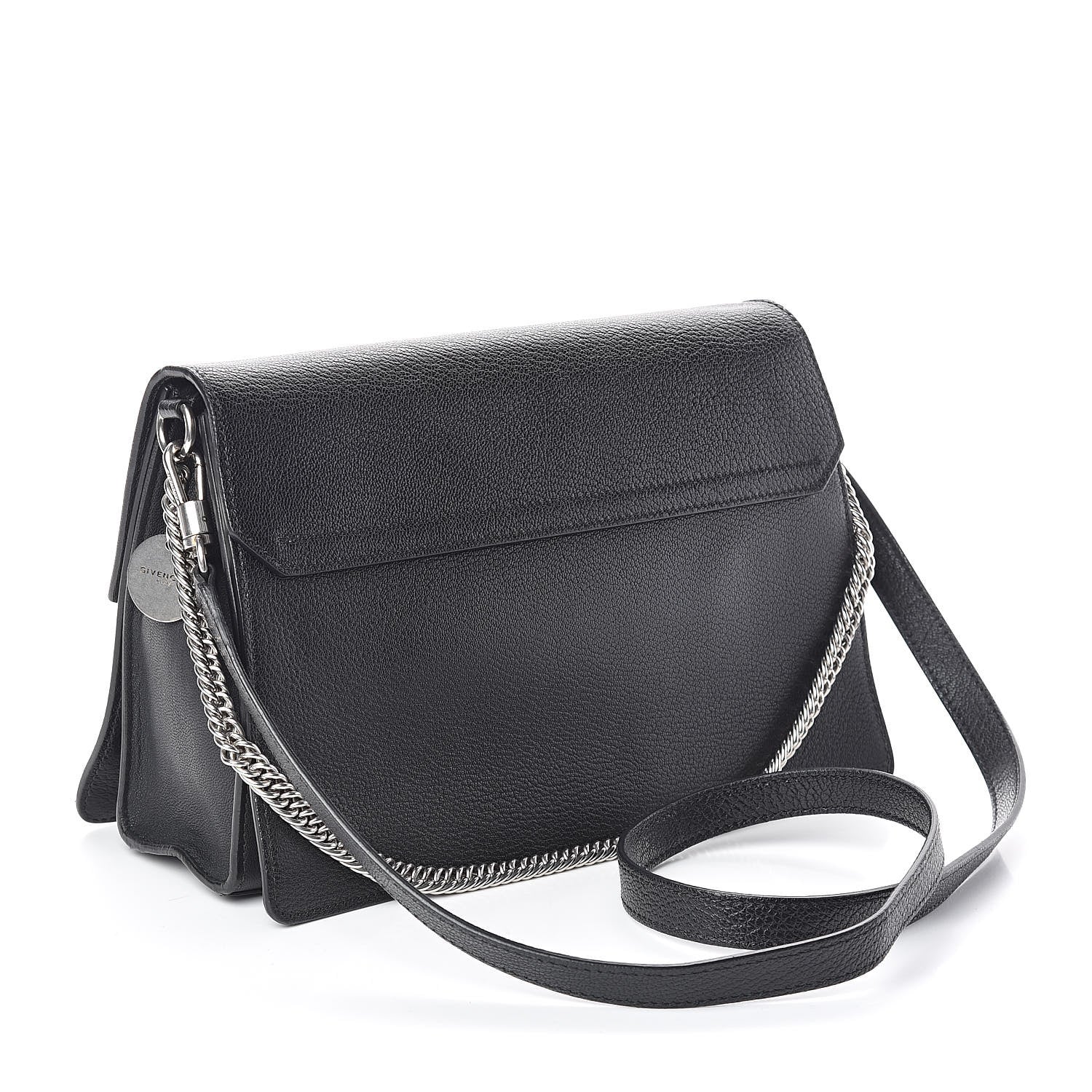 Givenchy Sugar Goatskin Medium GV3 Shoulder Bag Black 3 of 9