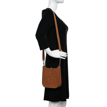 Hermes Taurillon Clemence Evelyne TPM Gold 2 of 10