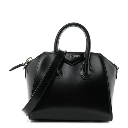 Givenchy Shiny Lord Calfskin Mini Antigona Black 1 of 12