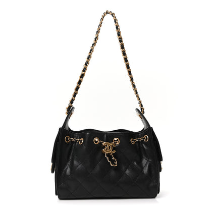 Chanel Caviar Quilted Mini Chanel 25 Handbag Black 1 of 11