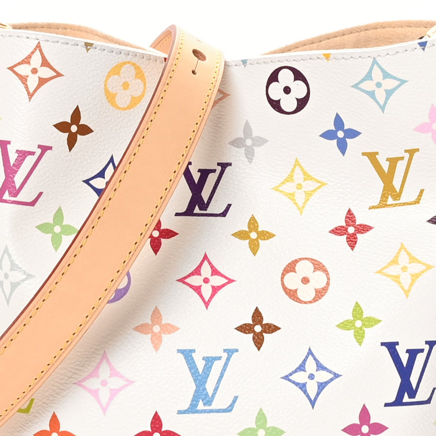 LV X TM Monogram Multicolor All In BB White