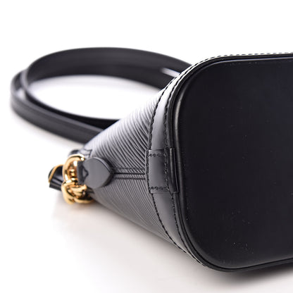 Louis Vuitton Epi Alma Mini Black 9 of 10