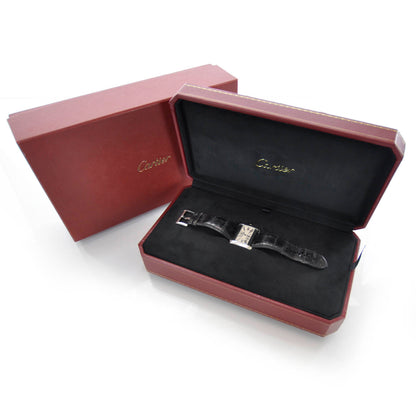 Cartier Stainless Steel Alligator 38mm Tank Divan Automatic Watch 6 of 9