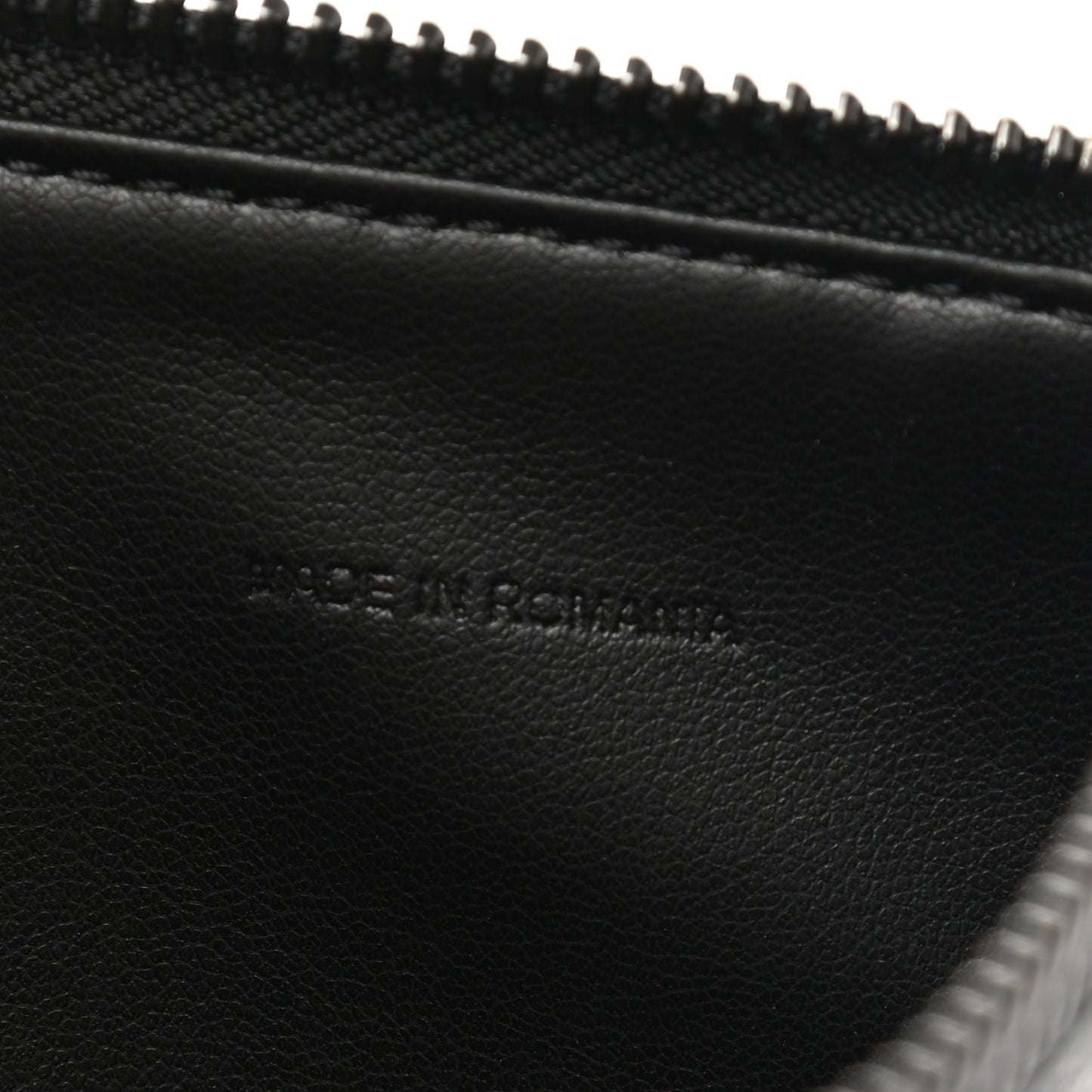 Textured Coated Canvas Mad Love Tour Large Pouch Black