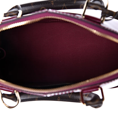 Louis Vuitton Patent Monogram Alma BB Magenta 5 of 8
