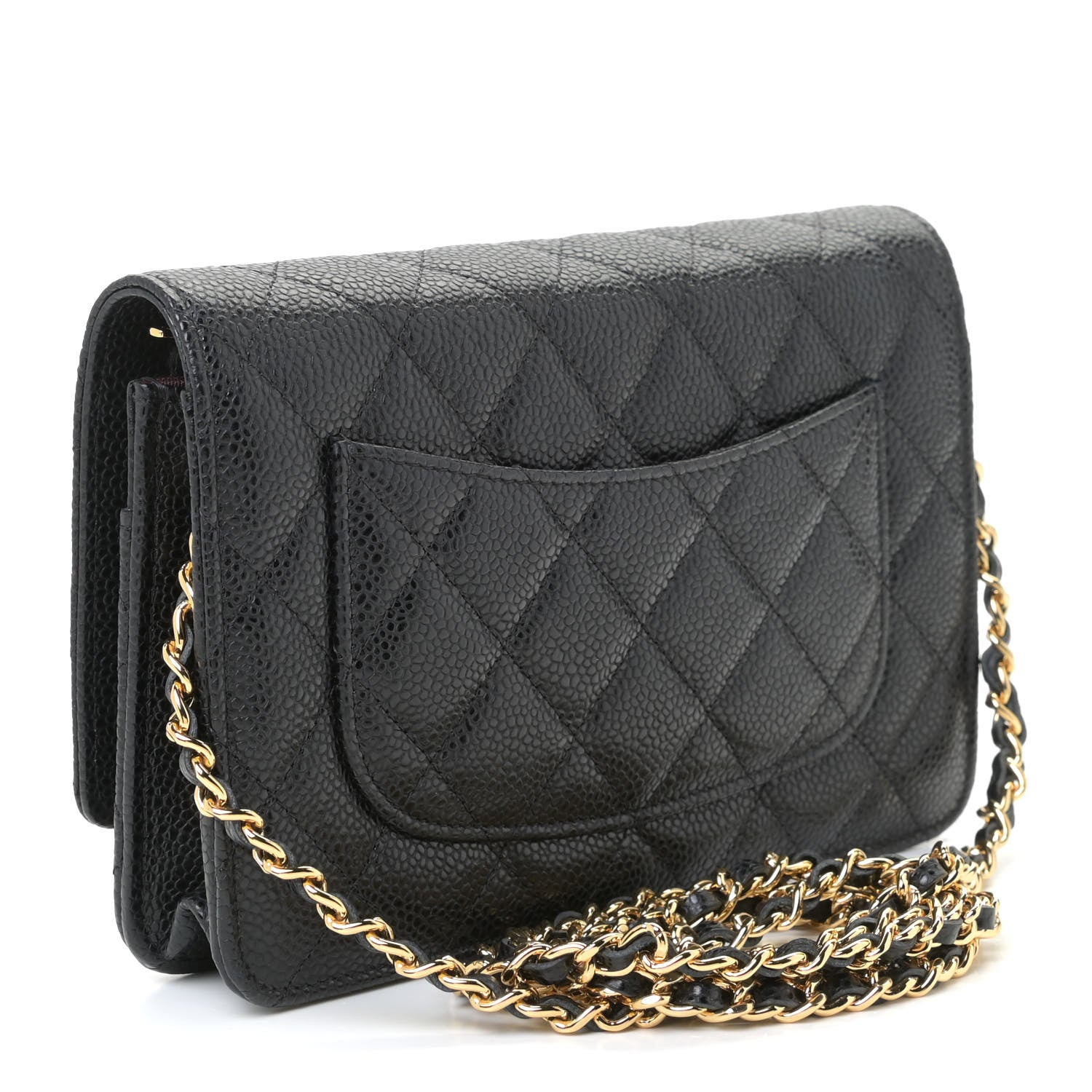 Chanel Caviar Quilted Wallet On Chain WOC Black 3 of 11