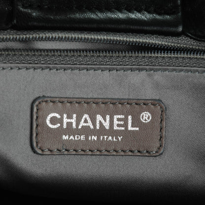 Chanel Lambskin Pearl Obsession Tote Black 6 of 7