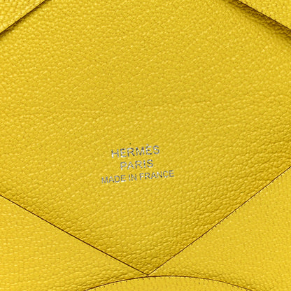 Hermes Chevre Mysore Calvi Card Case Lime 5 of 6