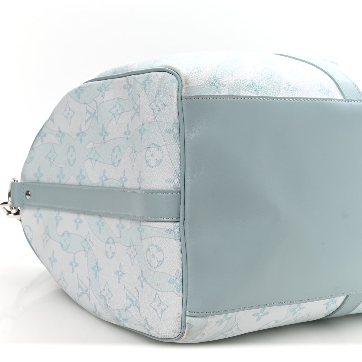 Monogram Aquagarden Keepall Bandouliere 50 Crystal Blue