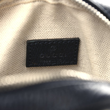 Gucci GG Supreme Monogram Textured Calfskin Web Mini Ophidia Messenger Beige Blue 6 of 10