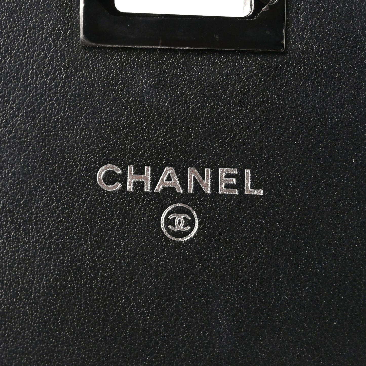 Aged Calfskin Chevron Quilted Reissue 2.55 Square Wallet On Chain WOC So Black