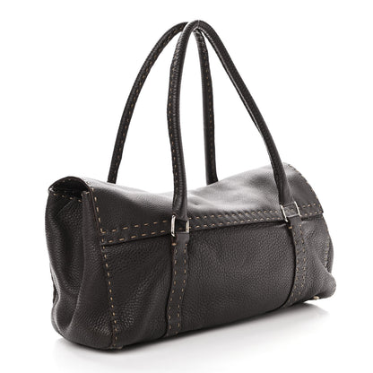 Fendi Cuoio Romano Selleria Shoulder Bag Testa di Moro 3 of 14