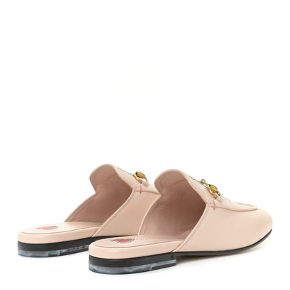 Gucci Calfskin Mystic Cat Womens Princetown Slippers 35 Mill Pink Multicolor 3 of 13