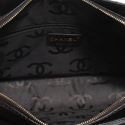 Chanel Caviar Square Quilted Shoulder Bag Brown 5 of 7