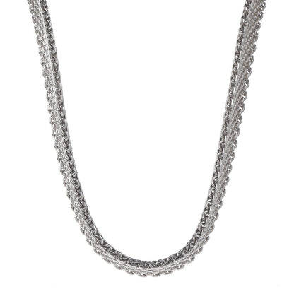 Tiffany Sterling Silver Somerset Mesh Necklace 1 of 5