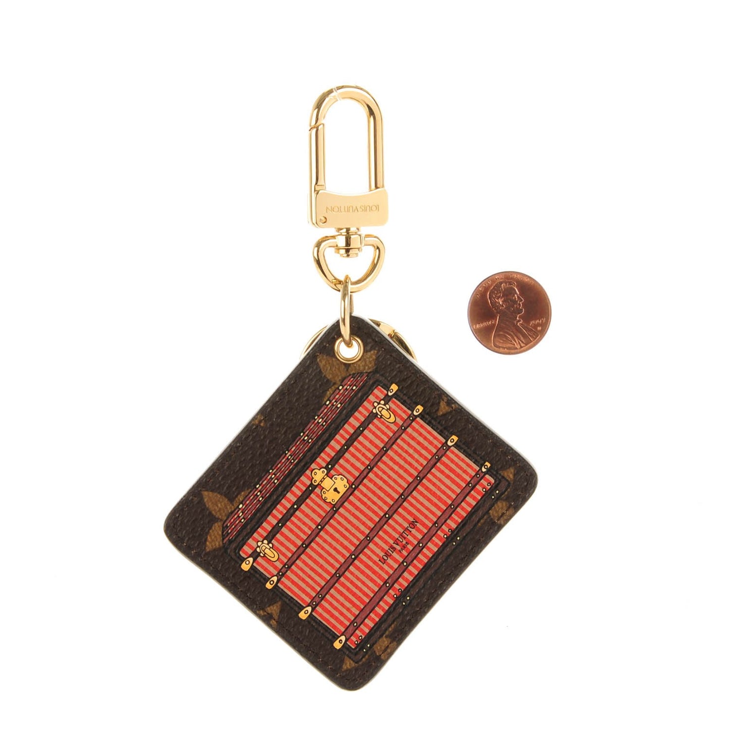 Monogram Illustre Trunk Key Holder Bordeaux