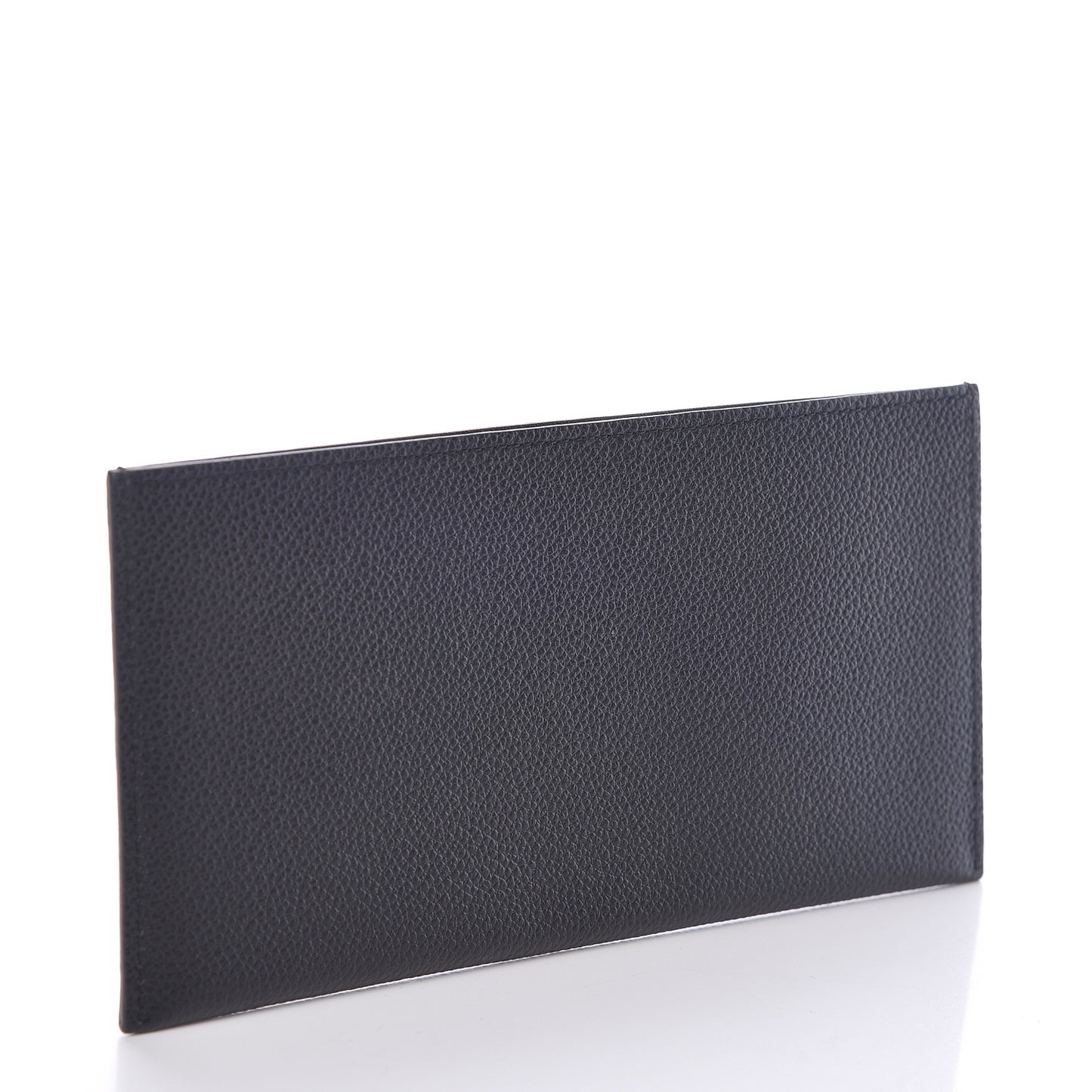Calfskin Felicie Chain Wallet Card Holder Insert Black
