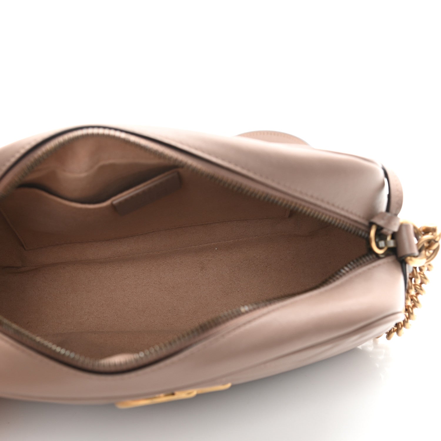 Gucci Calfskin Matelasse Small GG Marmont Chain Shoulder Bag Porcelain Rose 5 of 12