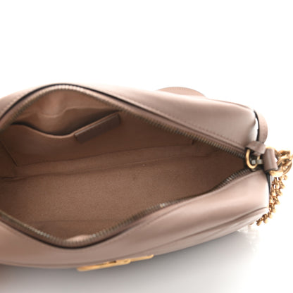 Gucci Calfskin Matelasse Small GG Marmont Chain Shoulder Bag Porcelain Rose 5 of 12