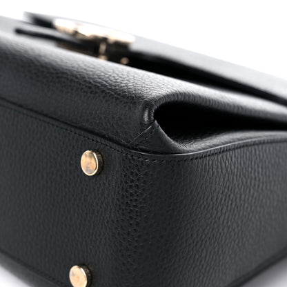 Gucci Dollar Calfskin Medium Interlocking G Top Handle Shoulder Bag Black 9 of 15