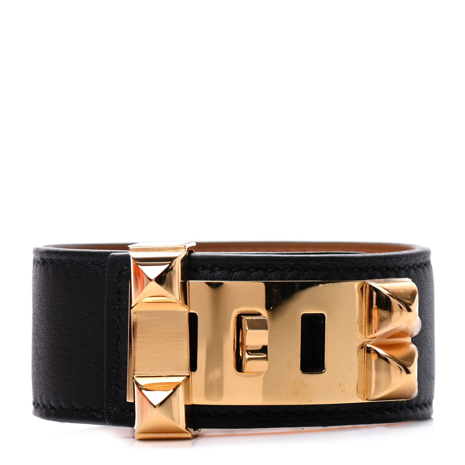 Hermes Swift Collier de Chien CDC 24 Bracelet T2 Black 1 of 7