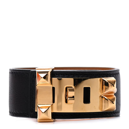 Hermes Swift Collier de Chien CDC 24 Bracelet T2 Black 1 of 7