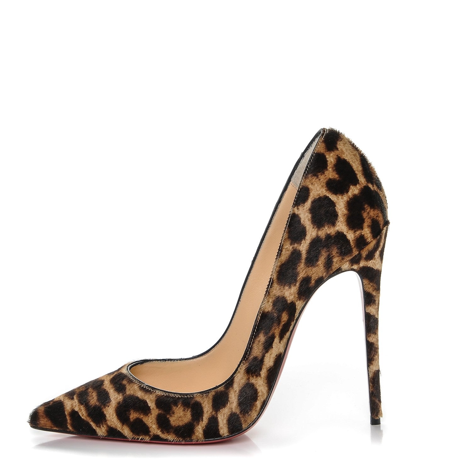 Christian Louboutin Pony Hair So Kate 120 Pumps 37 Leopard Black 1 of 11
