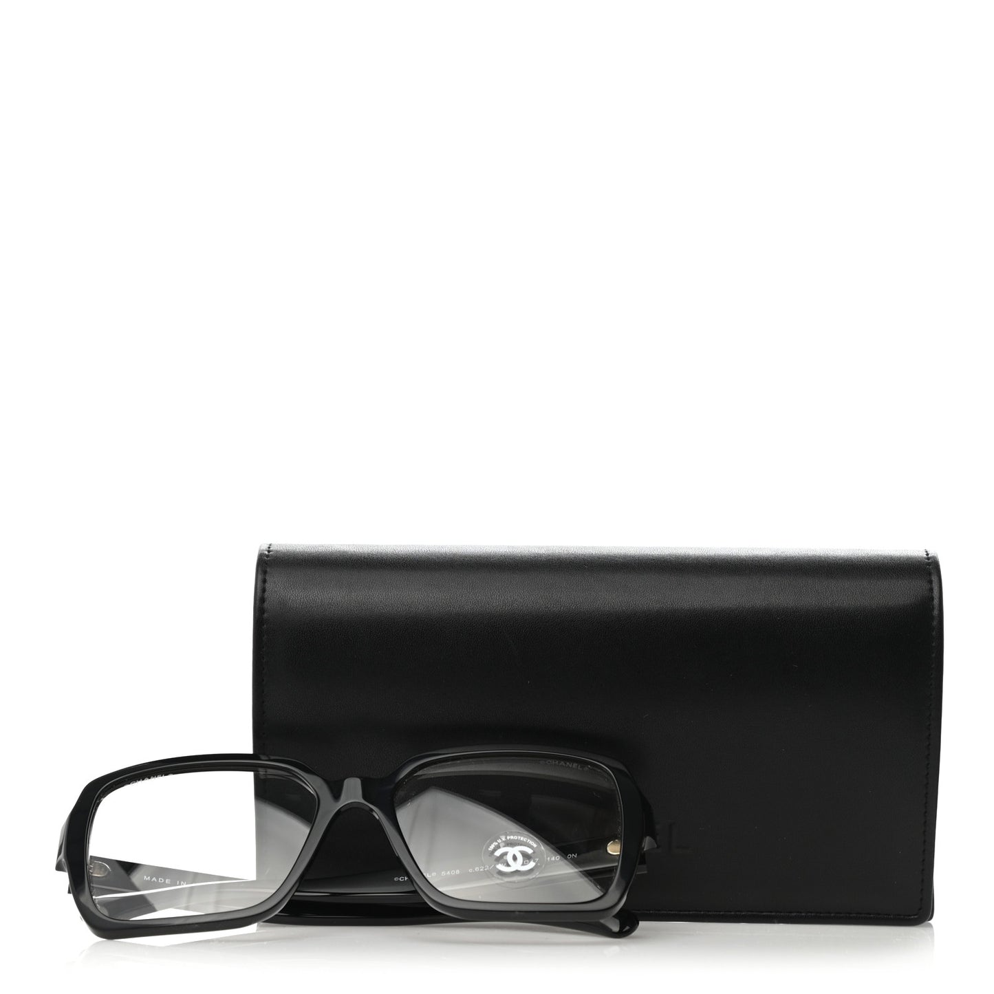 Acetate Square Eyeglasses 5408 Black
