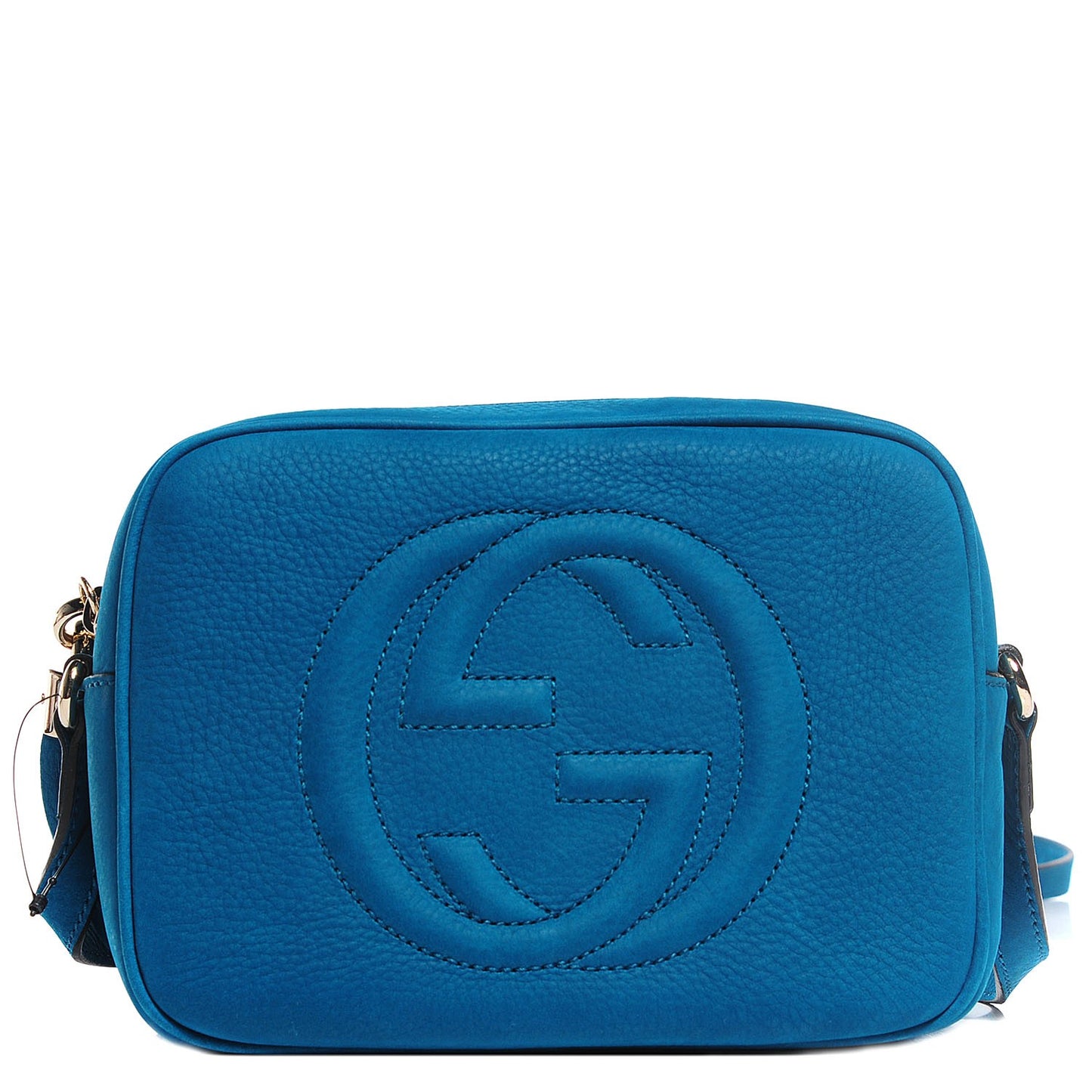 Vitello Range Small Soho Disco Bag Deep Cobalt