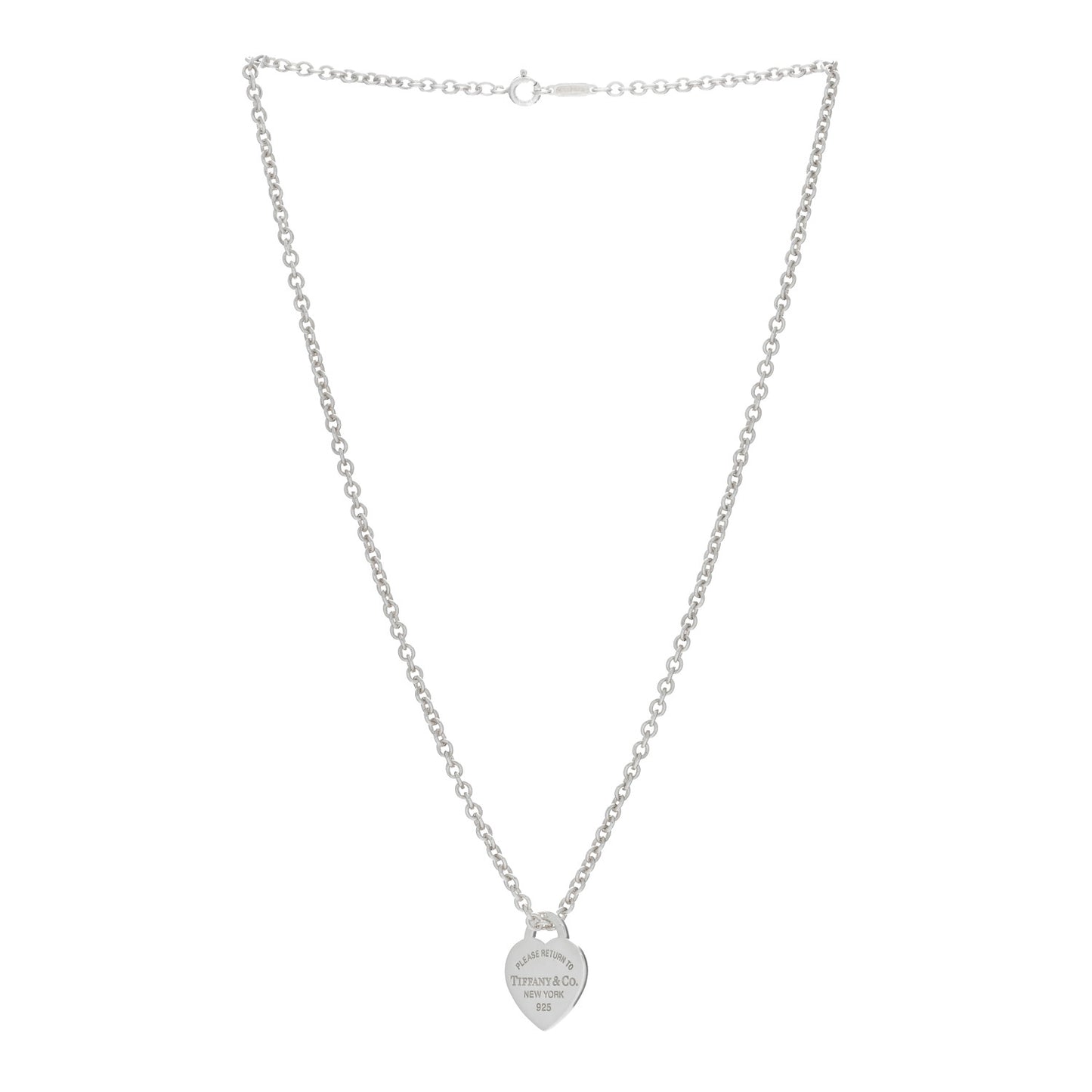 Sterling Silver Return To Tiffany Heart Pendant Necklace