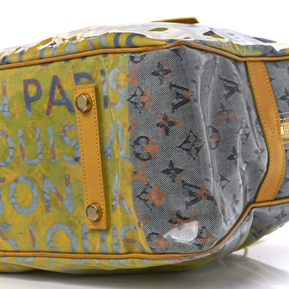 Louis Vuitton Monogram Pulp Defile Weekender GM Yellow 11 of 12