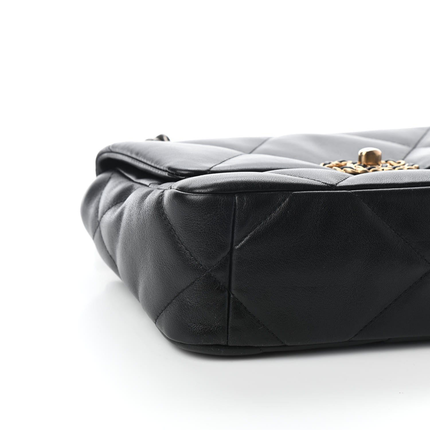 Chanel Lambskin Quilted Medium Chanel 19 Flap Black 8 of 9