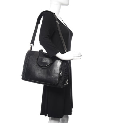 Gucci Nylon Calfskin Briefcase Black 2 of 13