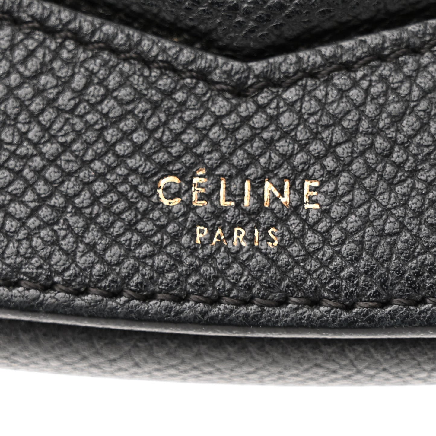 Grained Calfskin Small Trotteur Black