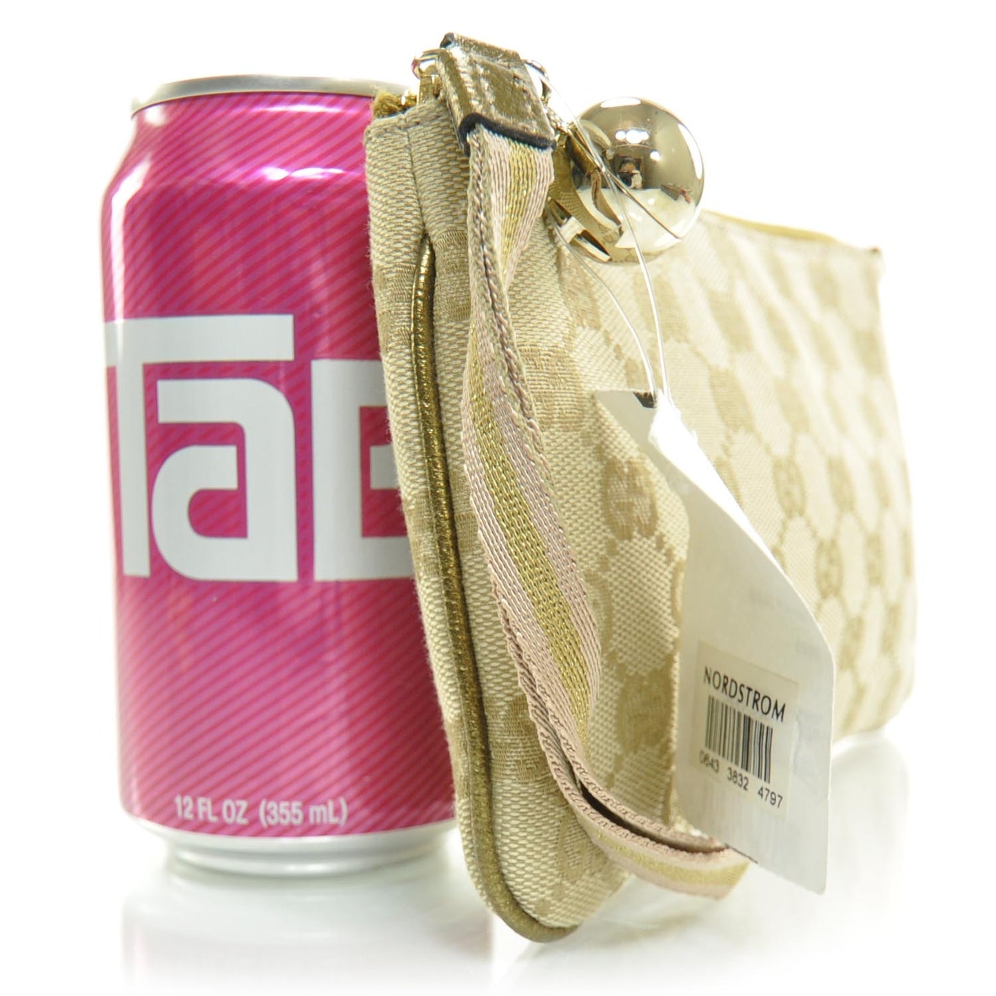 Monogram Web Wristlet