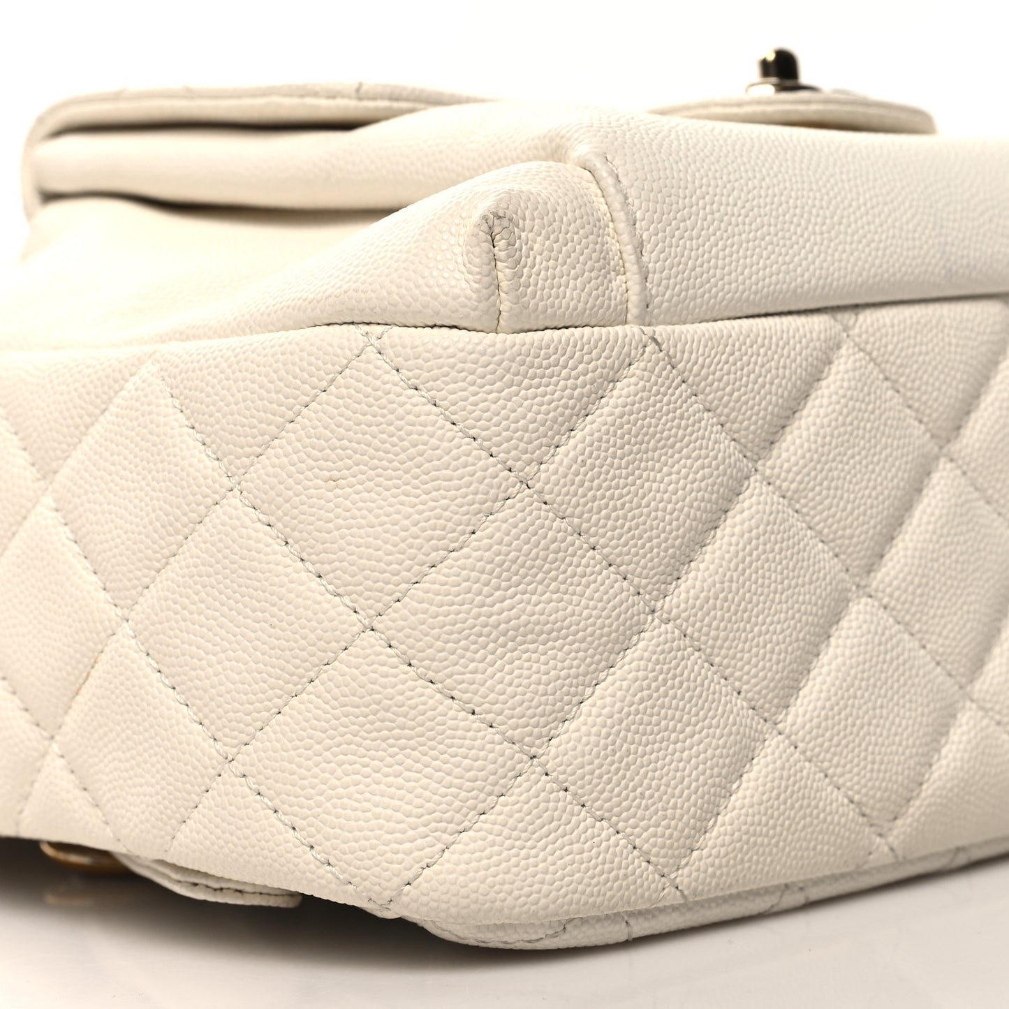 Caviar Quilted Small CC Day Backpack White