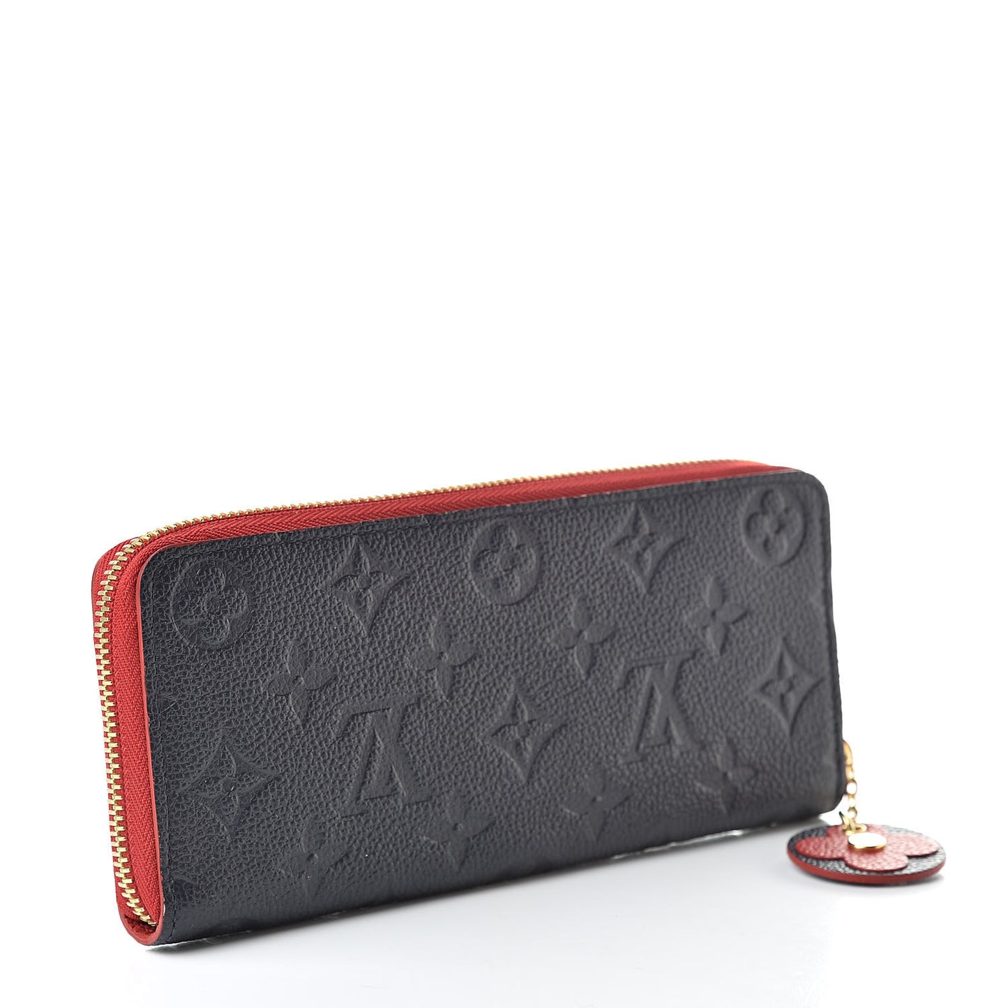 Empreinte Blooming Flowers Clemence Wallet Marine Rouge