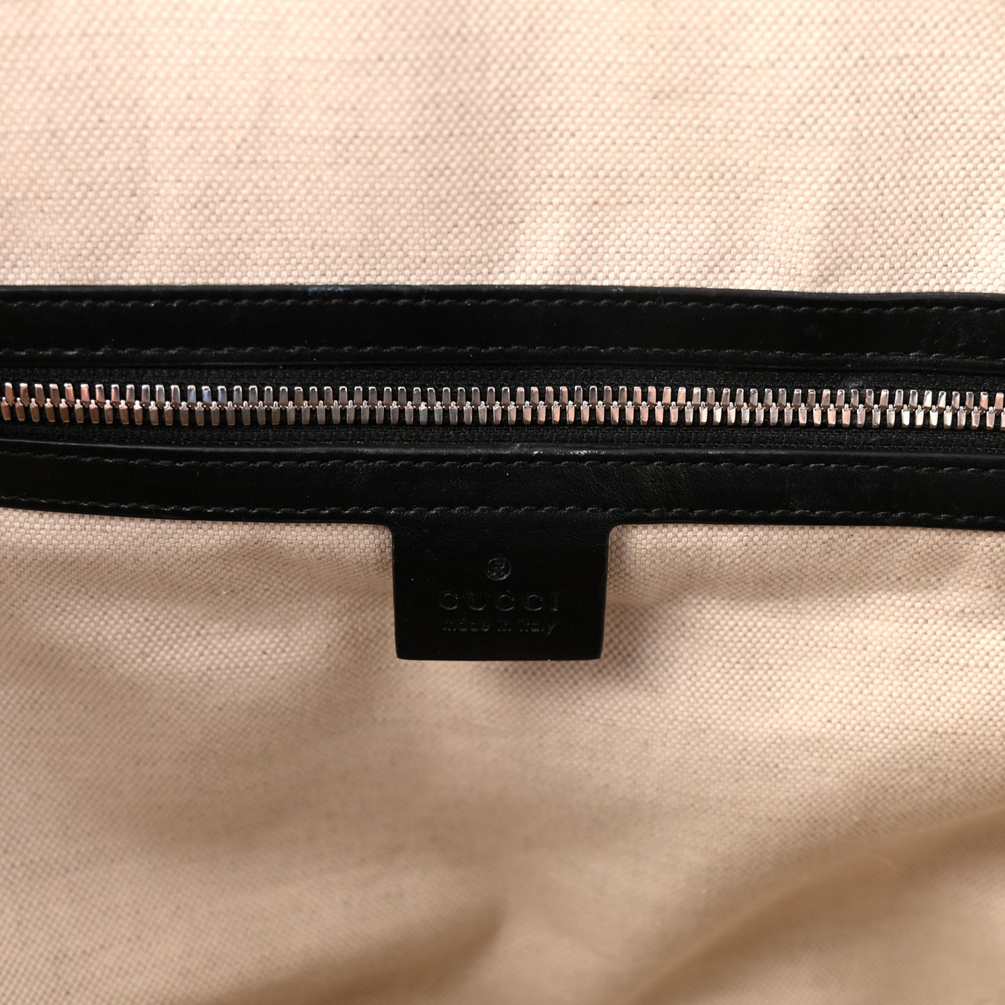 Calfskin GG Tennis Embossed Duffle Bag Black
