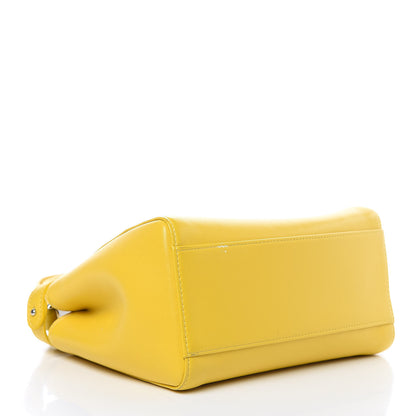 Fendi Nappa Mini Peekaboo Iconic Satchel Lime 4 of 11
