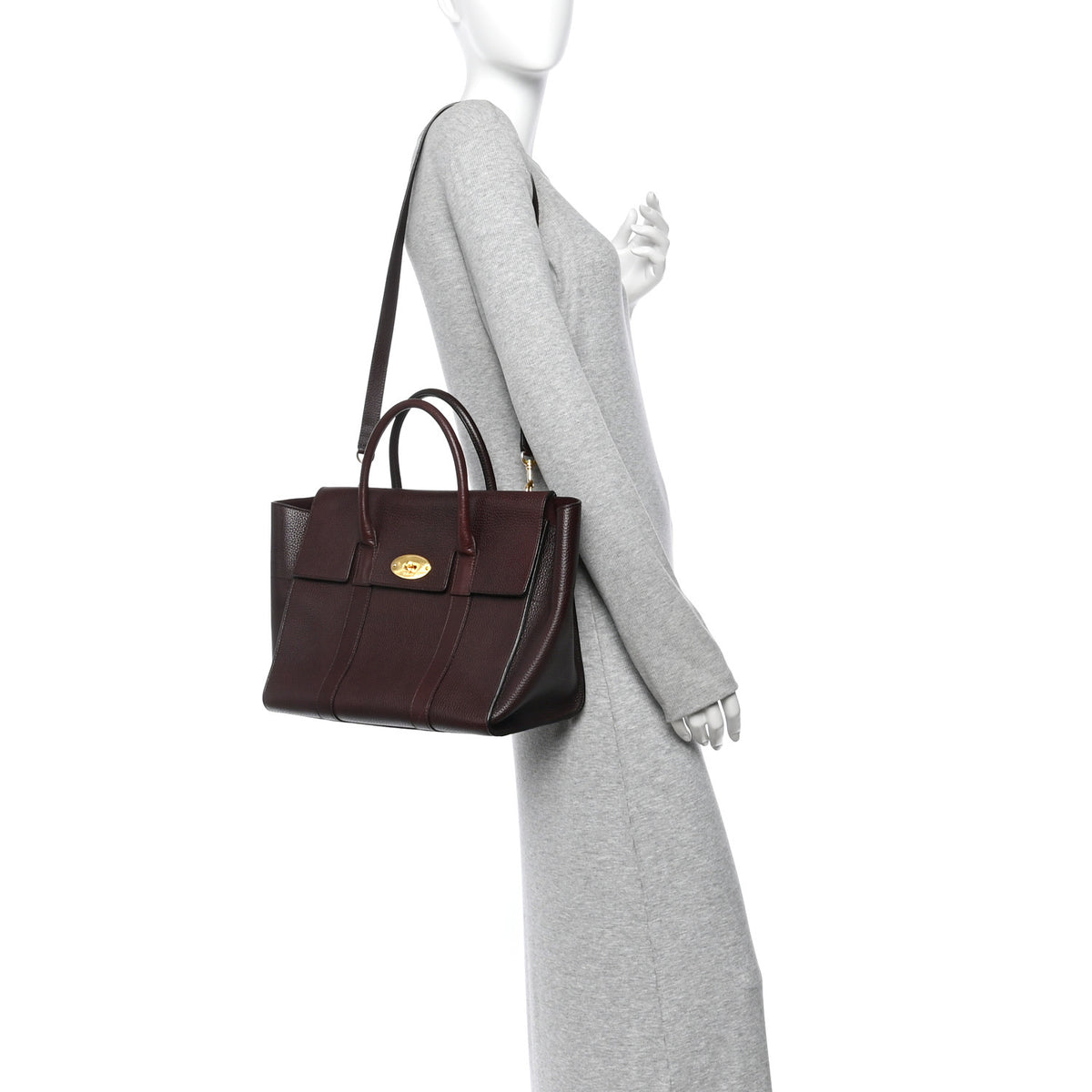 Classic Grain Calfskin New Bayswater Oxblood