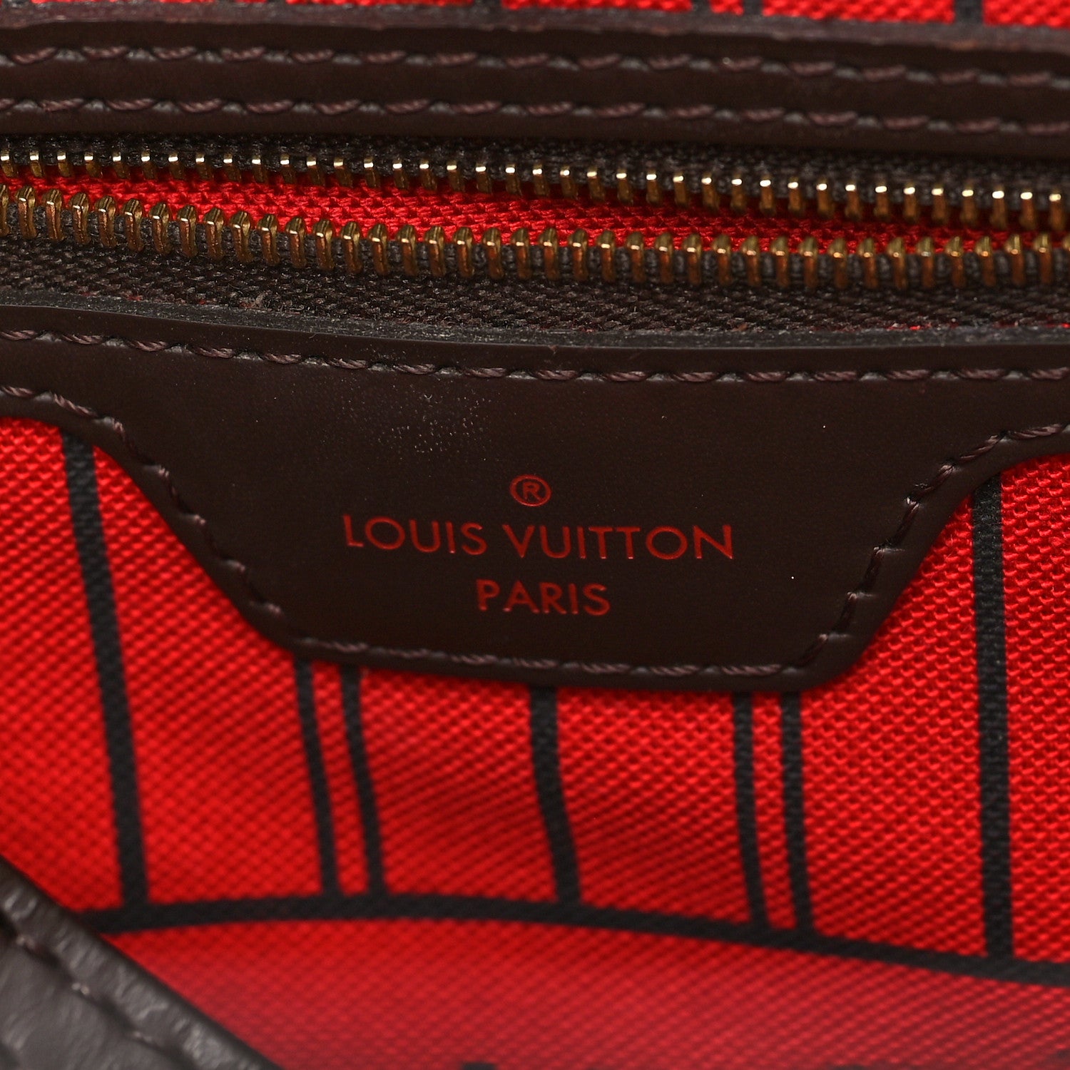 Louis Vuitton Damier Ebene Neverfull MM 6 of 13