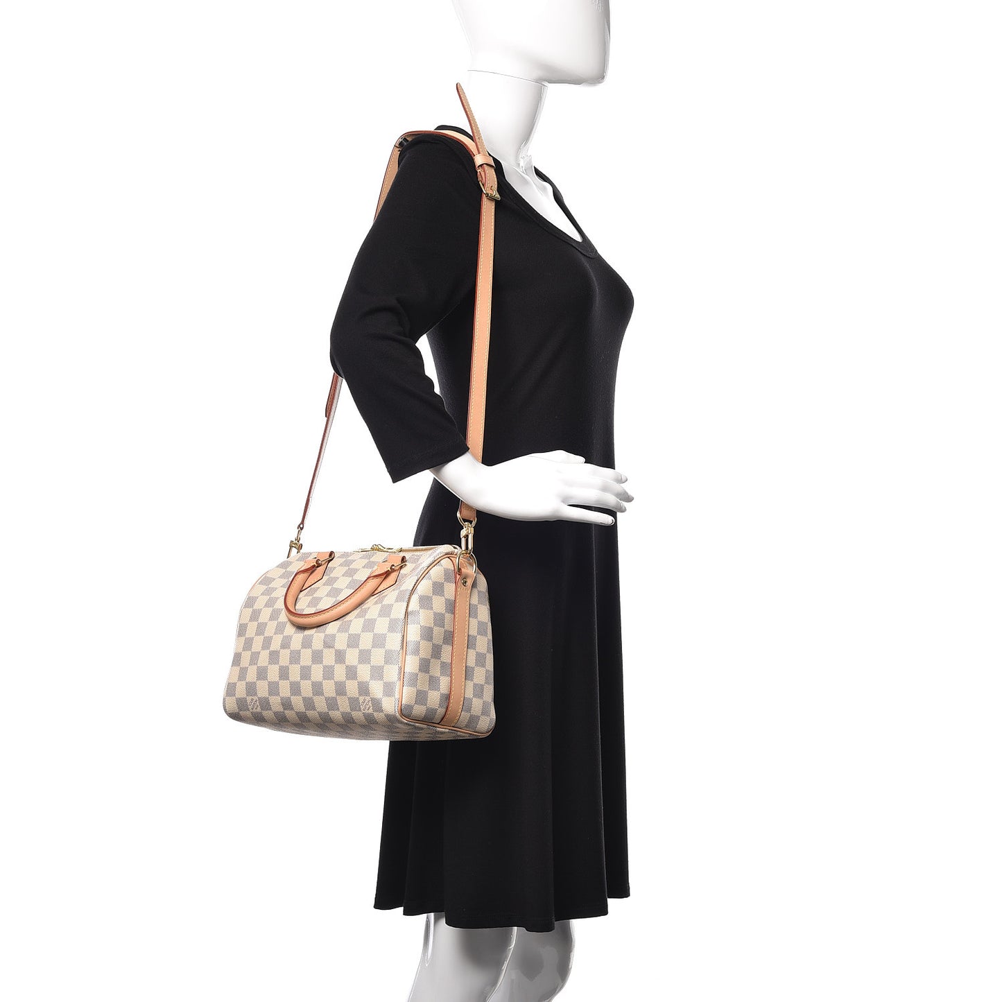 Damier Azur Speedy Bandouliere 25