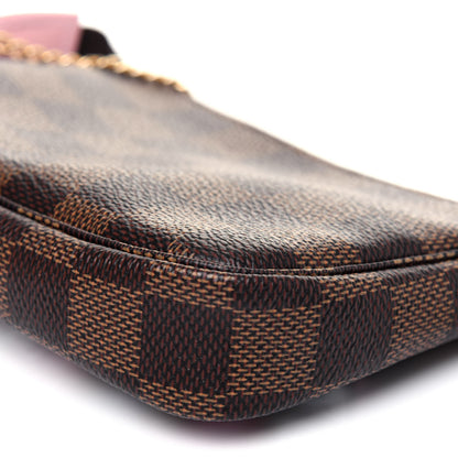 Louis Vuitton Damier Ebene 2020 Christmas Animation Big Wheel Mini Pochette Accessories Rose Ballerine 11 of 11