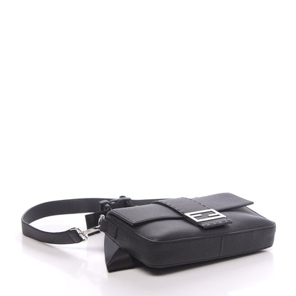 Fendi Cuoio Romano Selleria Belt Baguette Bag Black 5 of 10