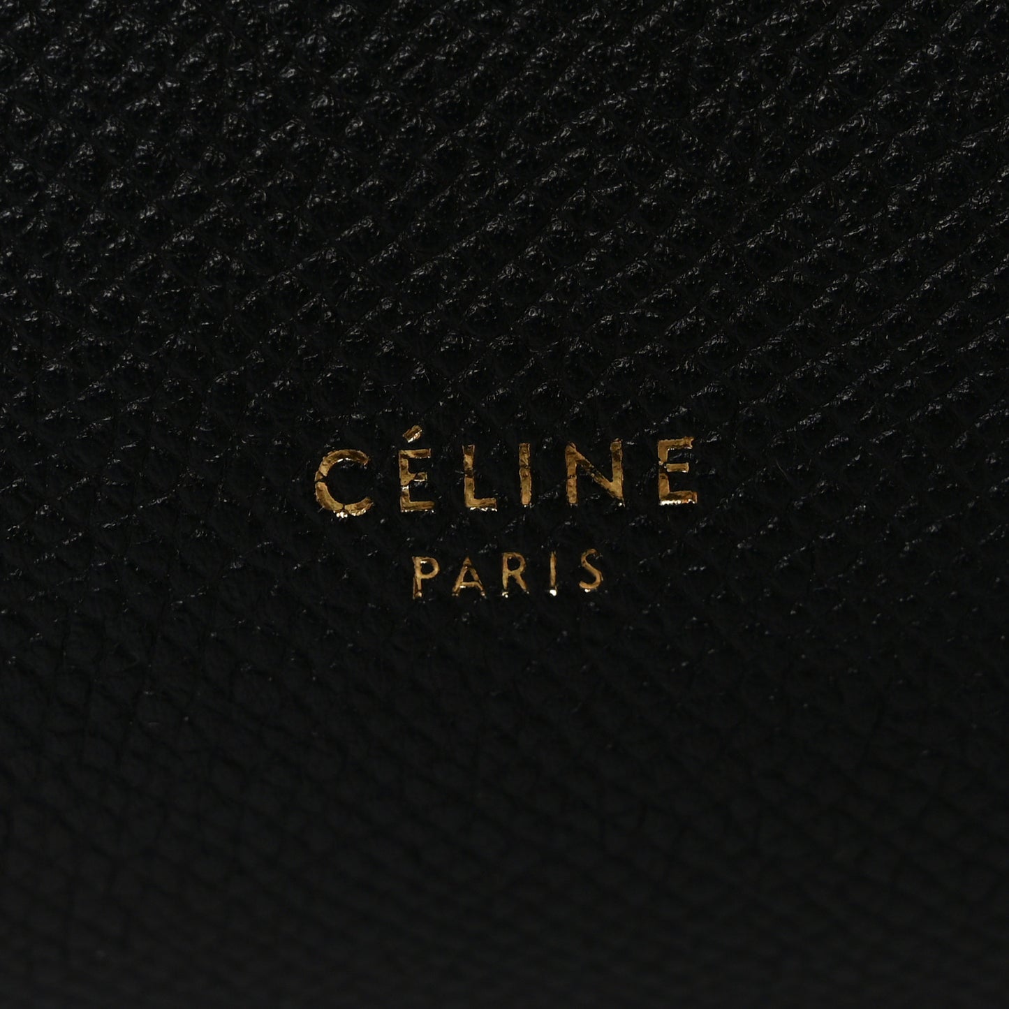 Grained Calfskin Micro Belt Bag Black