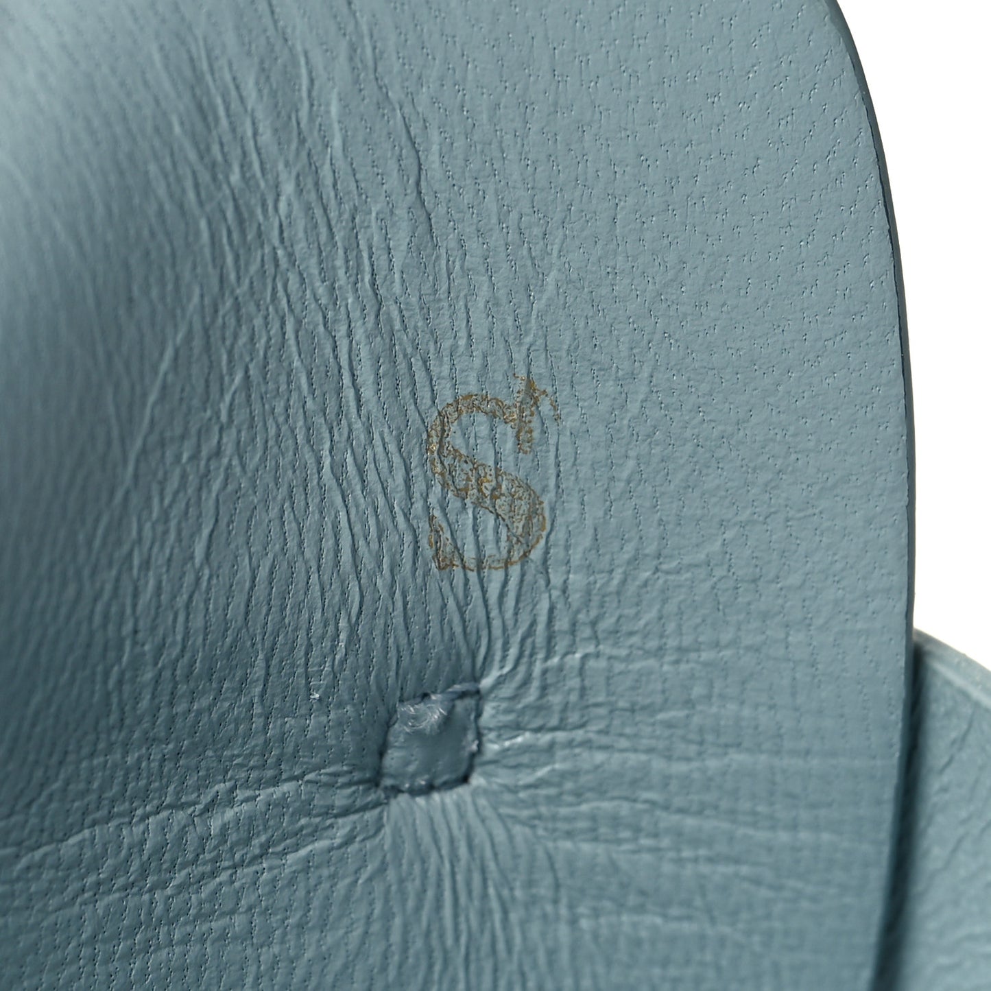 Suede Goatskin Womens Galerie Sandals 36 Bleu Pinede