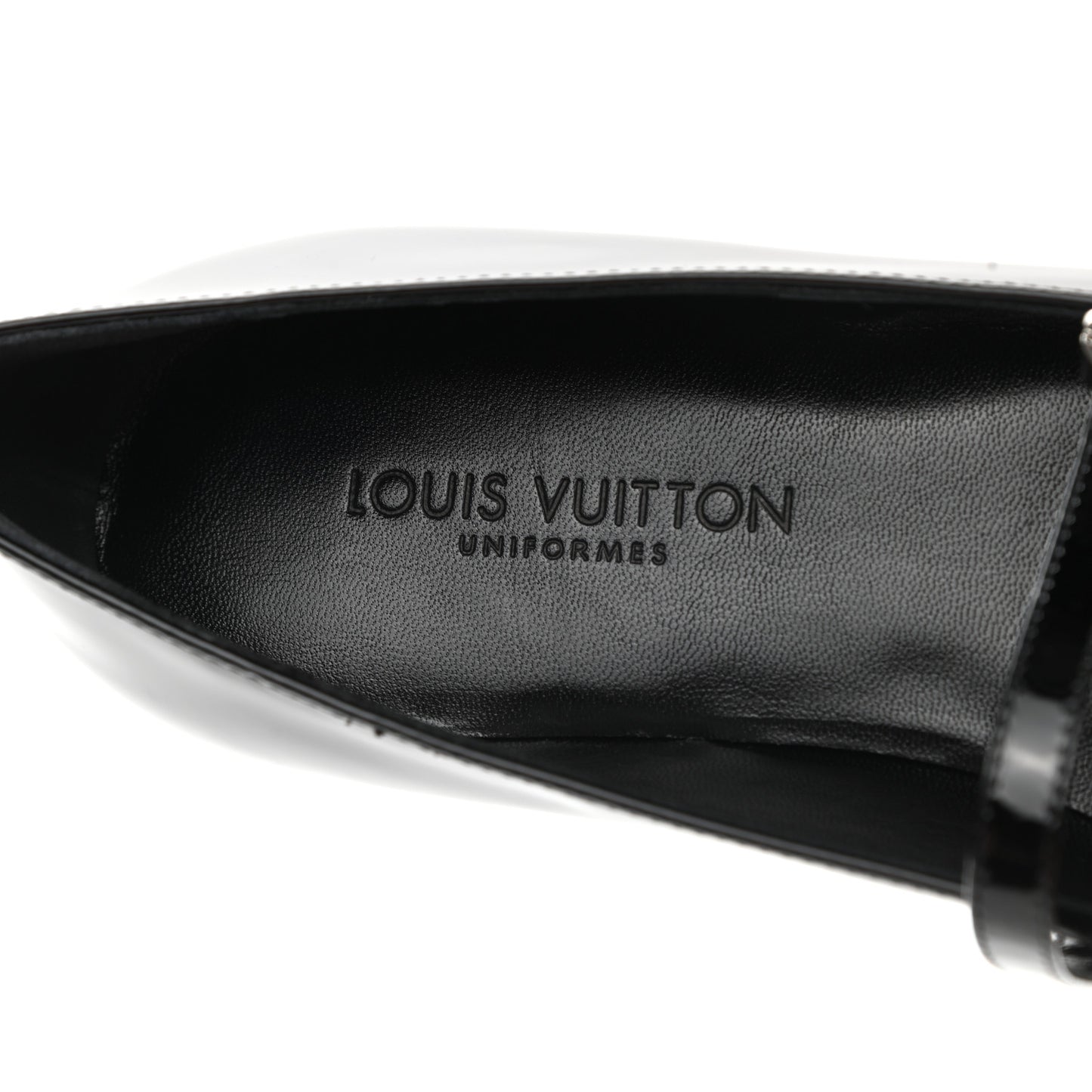 Patent Uniformes Ballerina Flat 36 Black