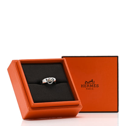 Hermes Sterling Silver PM Collier De Chien Ring 53 6.5 6 of 6