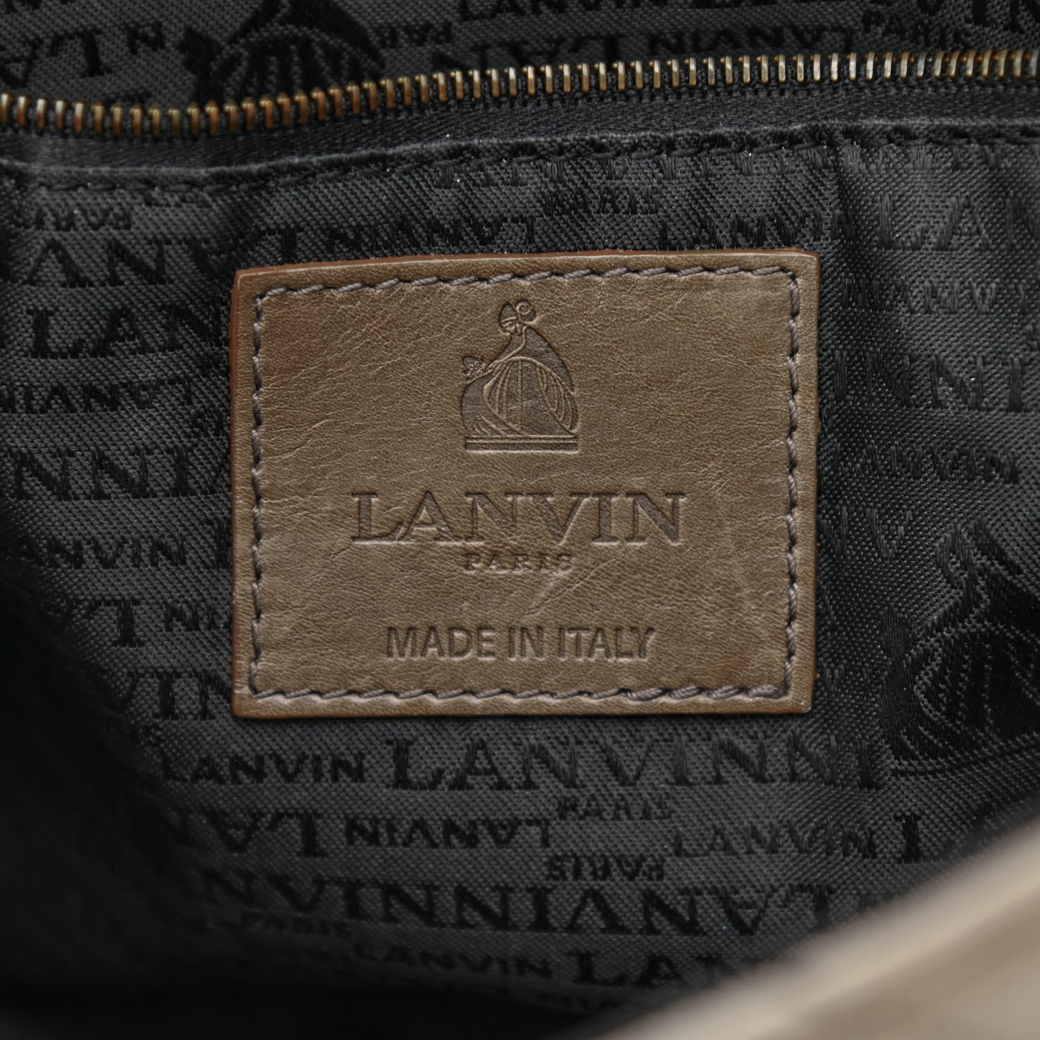 Lanvin Calfskin Quilted Medium Happy Shoulder Bag Brown 5 of 9